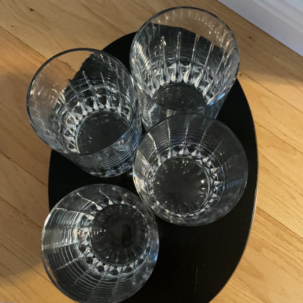 Handcut Crystal -24% Full Lead ~Calypso Hiball Glassware (4) 🥃 - Picture 10 of 15